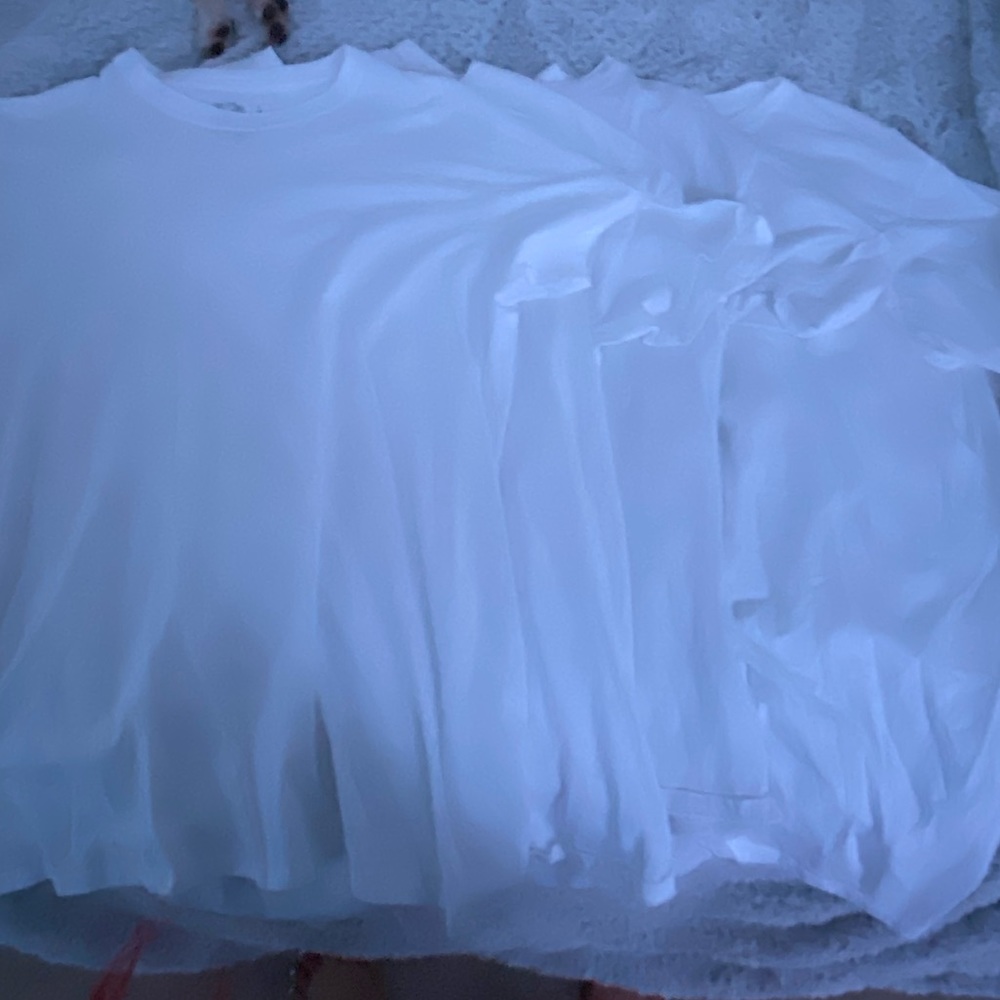 BUNDLE 4 White Tshirts